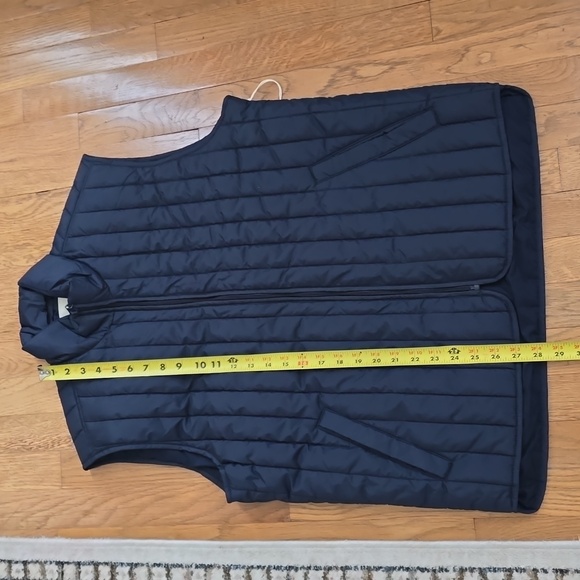 MUTUAL WEAVE BRAND MENS NAVY BLUE VEST SIZE LARGE - Picture 12 of 15